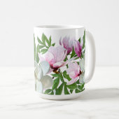 Low Poly Dogwood Coffee Mug コーヒーマグカップ (正面右)