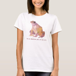 Low Poly Frog “I’m an absolute gem” 女性用 Tシャツ