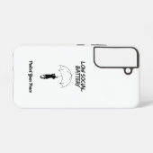 Low Social Battery–Editable Quote Cat Samsung Case Galaxyケース (裏面横)