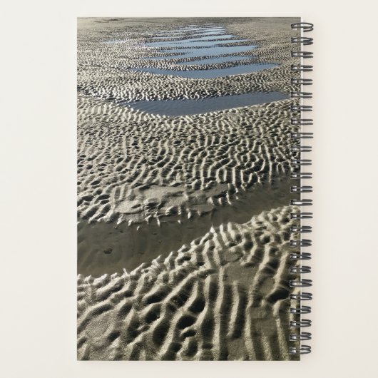 Low Tide Beach Sand Pools Personalized  プランナー手帳 (裏面)