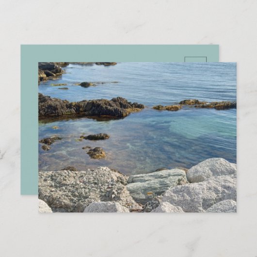 Low Tide Translucent Atlantic Waterの写真 ポストカード (正面/裏面)