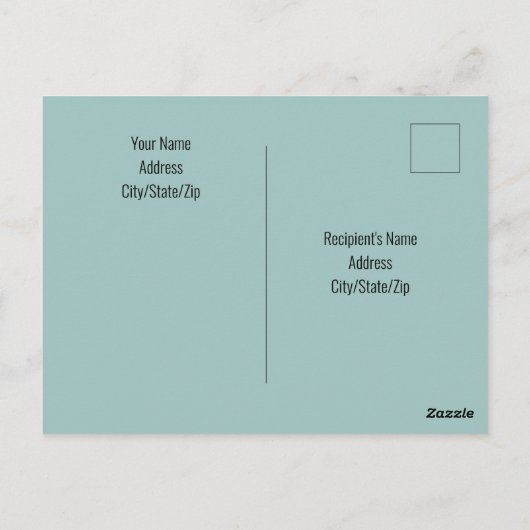 Low Tide Translucent Atlantic Waterの写真 ポストカード (裏面)