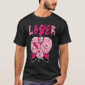 Low Triple Pink Loser Heart Dripping Triple Pink Tシャツ (正面)