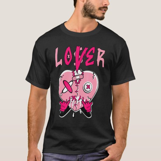 Low Triple Pink Loser   Heart Dripping Triple Pink Tシャツ (正面)