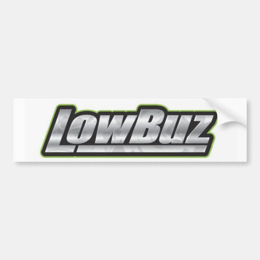 LowBuzのバンパーステッカー バンパーステッカー (正面)