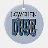 Lowchenの男 セラミックオーナメント (裏面)