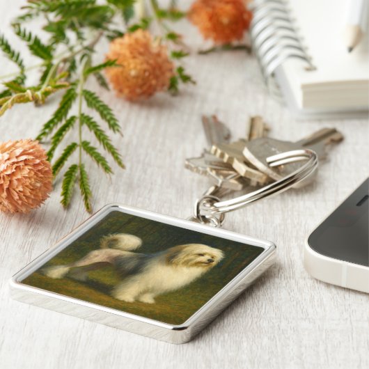 Lowchen キーホルダー (側面)