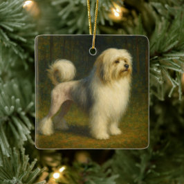 Lowchen セラミックオーナメント