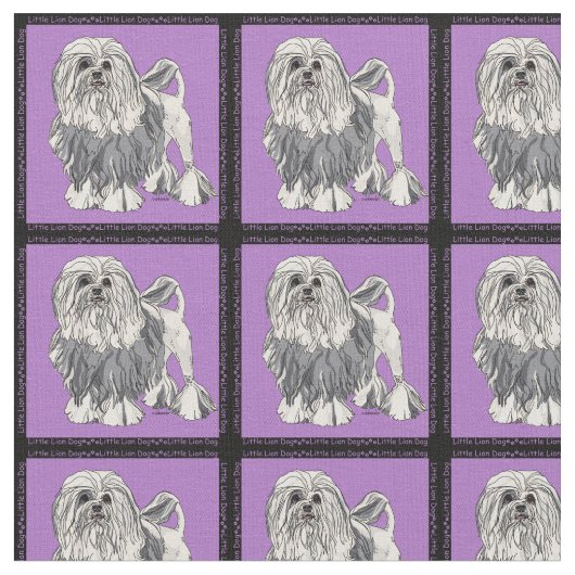 Lowchen 2のインチA ファブリック (クローズアップ)