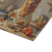 Lowchen Cooking in Kitchen カッティングボード (角)