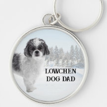 Lowchen Dog Dad 冬の風景