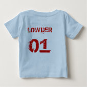 Lowder: 第1 ベビーTシャツ (裏面)