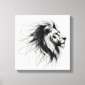 Löwe キャンバスプリント (正面)