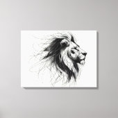 Löwe キャンバスプリント (正面)