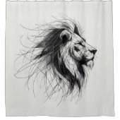 Löwe シャワーカーテン (正面)