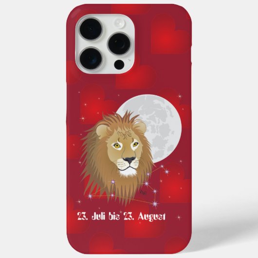 Löwe 23. Juli bis 22. August Apple iPhone Hüllen Case-Mate iPhoneケース (裏面)