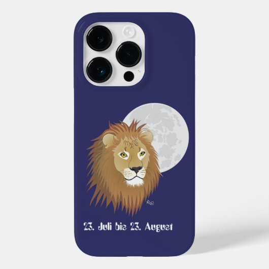 Löwe 23. Juli bis 22. August Apple iPhone Hüllen Case-Mate iPhoneケース (裏面)