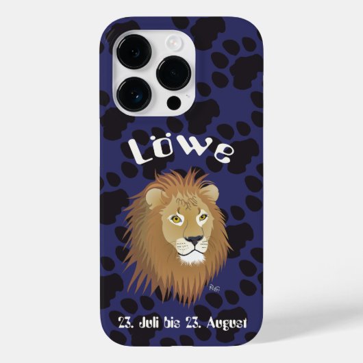 Löwe 23. Juli bis 22. August Apple iPhone Hüllen Case-Mate iPhoneケース (裏面)