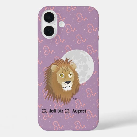Löwe 23. Juli bis 22. August Apple iPhone Hüllen Case-Mate iPhoneケース (裏面)