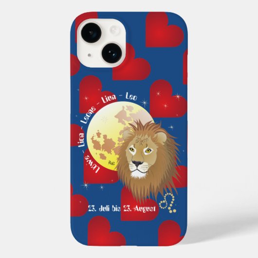Löwe 23. Juli bis 22. August Apple iPhone Hüllen Case-Mate iPhoneケース (裏面)