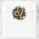 Löwe 23. Juli bis 22. August Aufkleber ラウンドシール (バッグ)