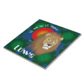 Löwe 23. Juli bis 22. August Fliese タイル (側面)