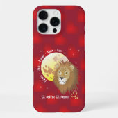 Löwe 23. Juli bis 22. August iPhone Hüllen iPhoneケース (裏面)