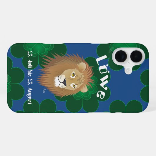 Löwe 23. Juli bis 22. August iPhone Hüllen iPhoneケース (裏面横)