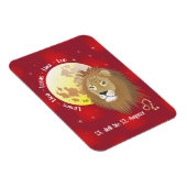 Löwe 23. Juli bis 22. August Premium Flexi Magnet マグネット (右側)