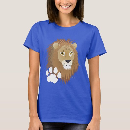 Löwe 23. Juli bis 22. August Tシャツ (正面)