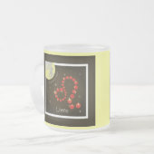 Löwe 23. Juli bis 22. August Tasse フロストグラスマグカップ (正面左)