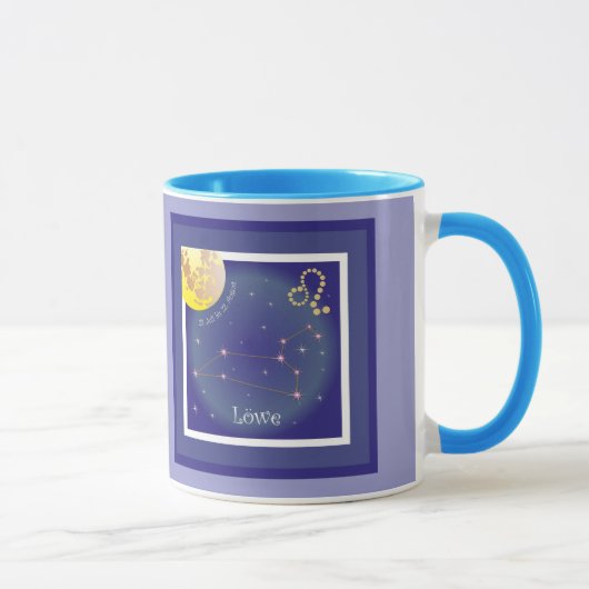 Löwe 23. Juli bis 22. August Tasse マグカップ (右)