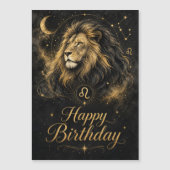 Löwe Happy Birthday Sternzeichen Design (正面)