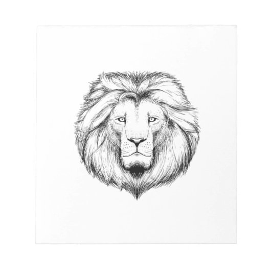 Löwe  Schreib Notiz Block ノートパッド (正面)