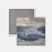 Lowell GlacierはAlsek Riverに流れ込む マグネット (正面/裏面)