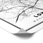 Lowell Map ポスター (角)