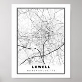 Lowell Map ポスター (正面)