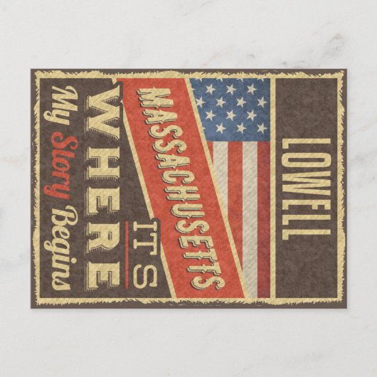 Lowell Massachusetts ポストカード (正面)