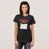 Lowell Oregon USA State America Travel Oregonian Tシャツ (正面フル)