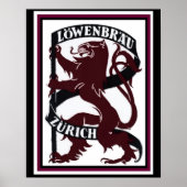 Lowenbrau Zurich Ad Poster 16 x 20 ポスター (正面)