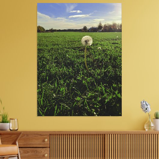 Löwenzahn キャンバスプリント (インサイチュ (リビング))