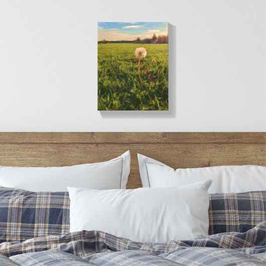 Löwenzahn キャンバスプリント (インサイチュ (寝室))