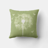 Löwenzahn Pusteblume - grün |  クッション (裏面)