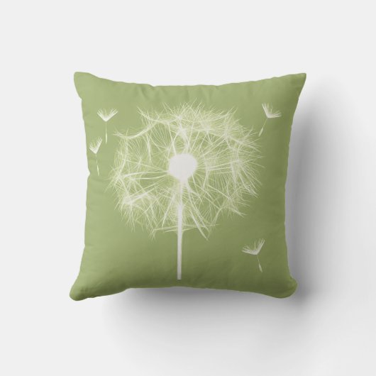 Löwenzahn Pusteblume - grün |  クッション (裏面)