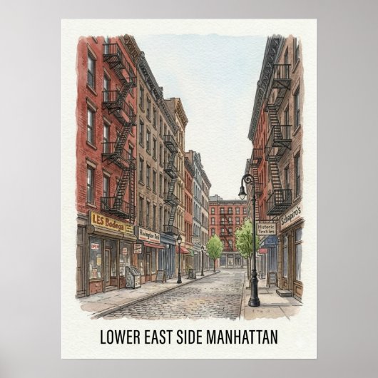 Lower East Side Manhattan ポスター (正面)