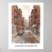 Lower East Side Manhattan ポスター (正面)