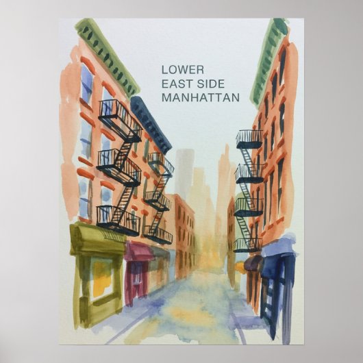 Lower East Side Manhattan ポスター (正面)