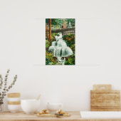 Lower FallsShasta春(カリフォルニア州) ポスター (キッチン)