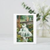 Lower FallsShasta春（カリフォルニア州） ポストカード (スタンド正面)