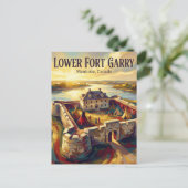 Lower Fort Garry Canada ポストカード (スタンド正面)
